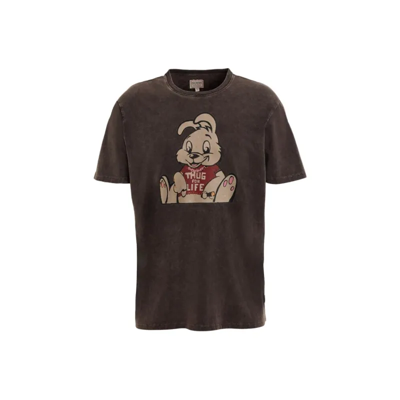 GUESS T-Shirts Unisex Brown-0