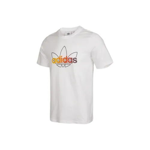 Adidas Originals Set in Sleeve T Shirt Men's White