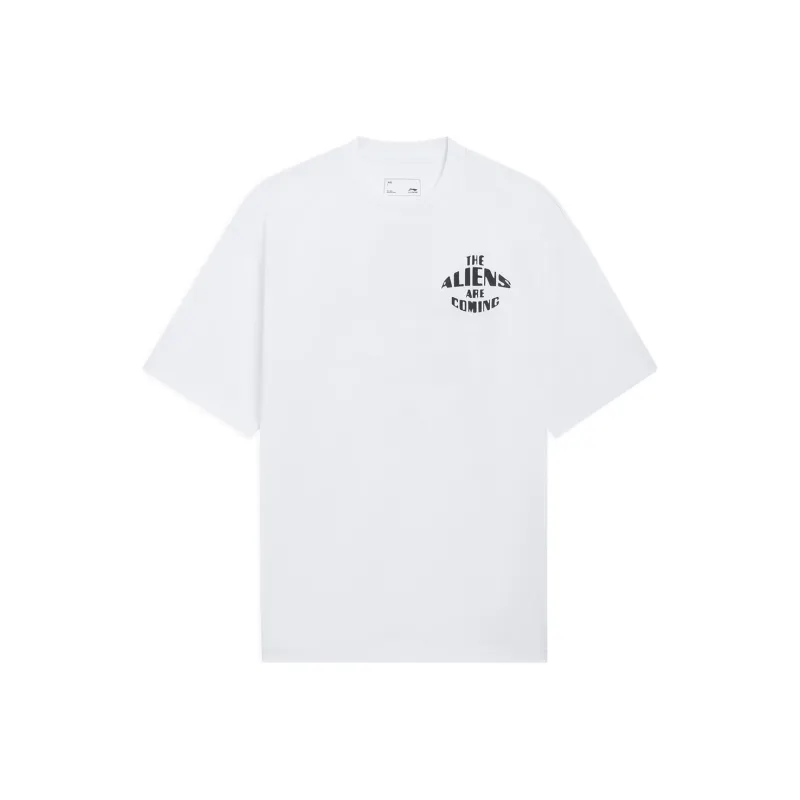 LINING T Shirts Unisex White-0