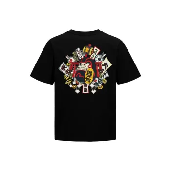 EVISU T Shirts Men Black