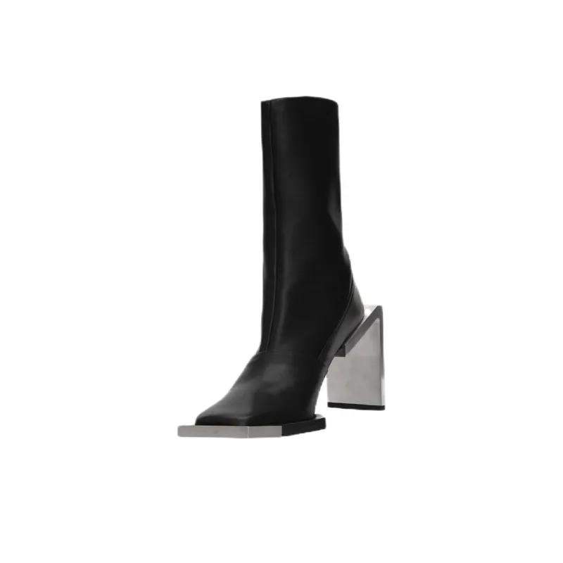 HELIOT EMIL Ankle Boots 10cm Women's Black-3