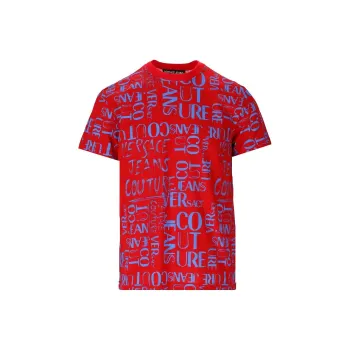 VERSACE JEANS COUTURE T Shirts Men Red