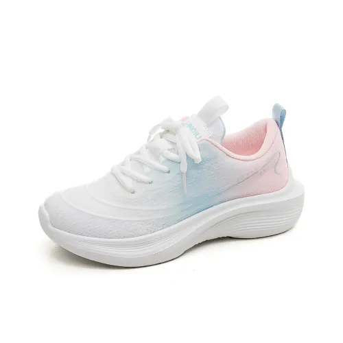 HUANQIU Running Shoes Women's Low Top Pink Blue
