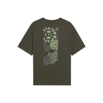 LiNing T Shirt Unisex Dark Olive Green