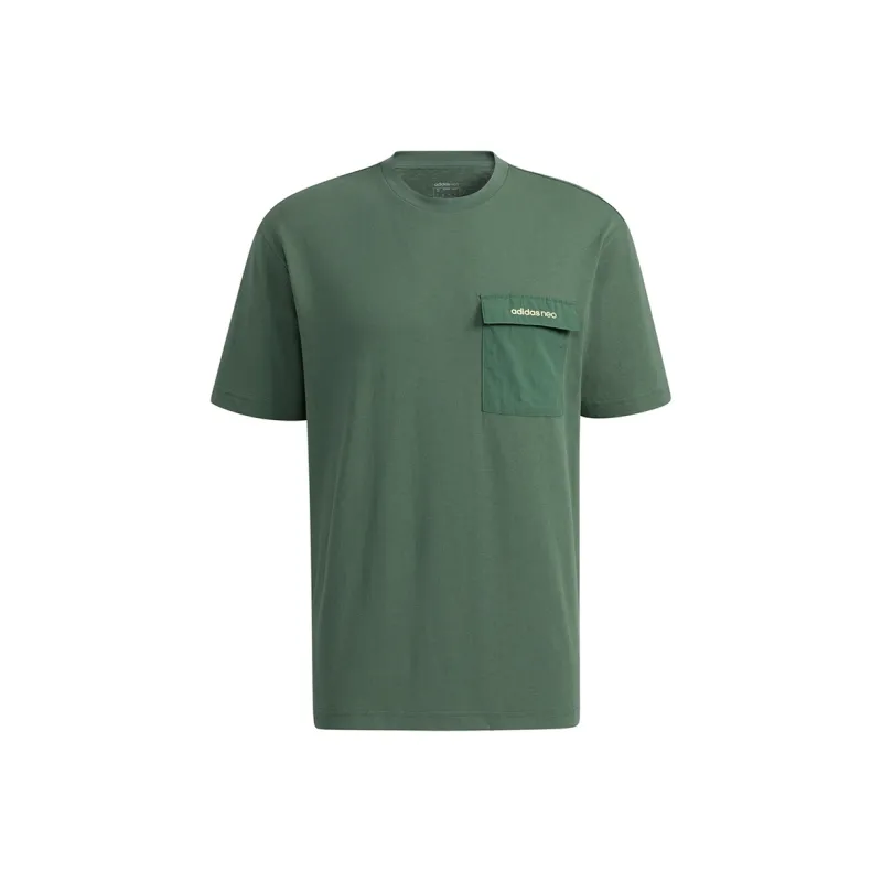 Adidas Neo T-Shirts Men Green-0