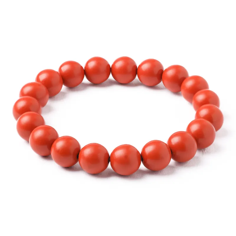 Honki Processing Cinnabar Jade Bracelets Unisex-5