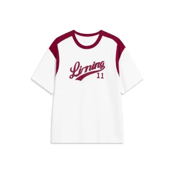 LiNing Sports Fashion Collection T Shirt Unisex Ivory