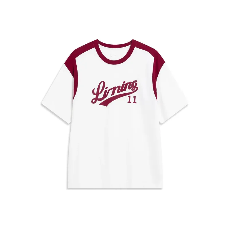 LiNing Sports Fashion Collection T Shirt Unisex Ivory-0