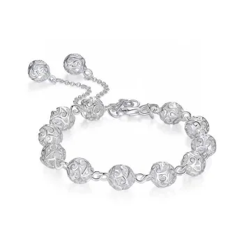 U state 999 Fine Silver Pure Silver Bracelets Women's