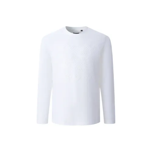 RARE Long Sleeved T Shirt Men's White