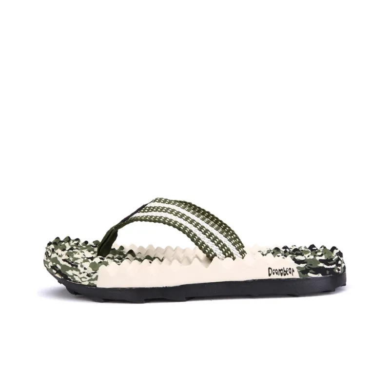 Budding Bear EVA Stitching Quiet Odor Resistant Abrasion Resistant Slip Resistant Flip Flops Men's-5