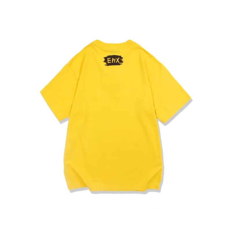 ED HARDY X T Shirt Unisex Yellow-1