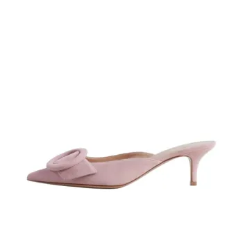 GIANVITO ROSSI Portofino Wrap toe Slippers Women's Pink