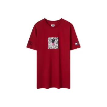 Disney X Tommy Hilfiger Tommy Hilfiger X DISNEY Co-branded Series T-Shirts Unisex Deep Red
