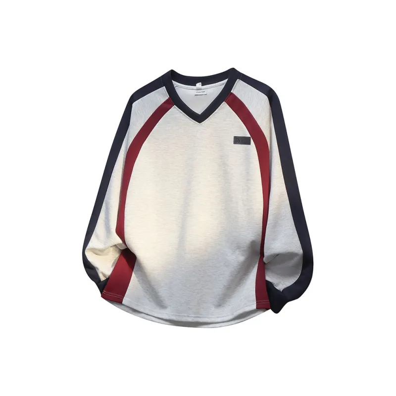 YOSICIL Polo Shirt Unisex White Heather Gray & Navy Blue & Burgundy-2