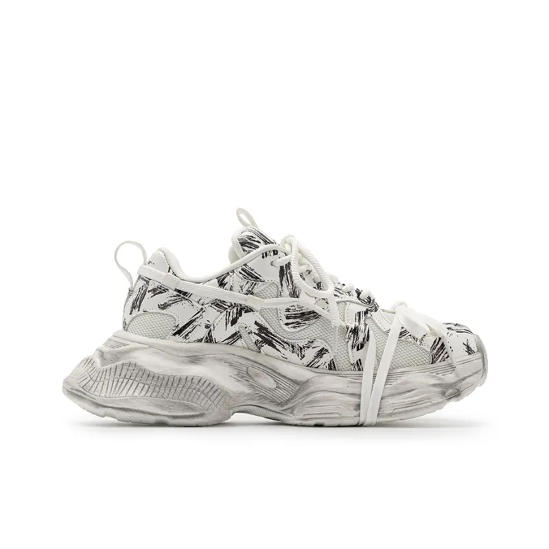 Snow Know The Answer SKTA Breathable Slip Resistant Low Top Chunky Sneakers Unisex-7