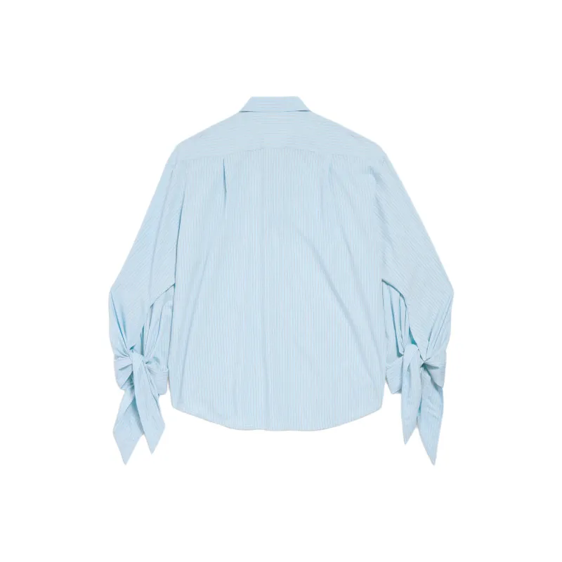 Balenciaga SS25 Shirt Regular Fit Women's Sky Blue-1