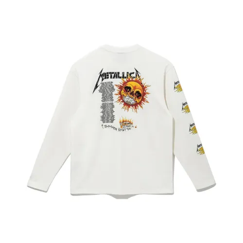 New Era X Metallica Flaming Skull L/S T Shirt