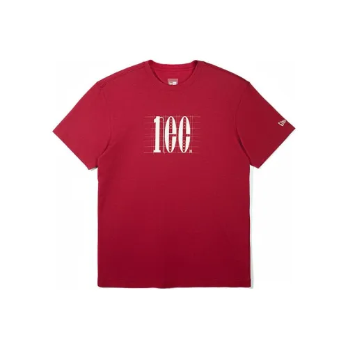 New Era T Shirts Unisex Red