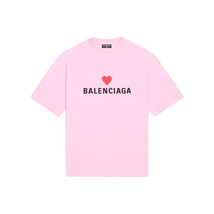 Balenciaga T-Shirts Unisex Pink-0