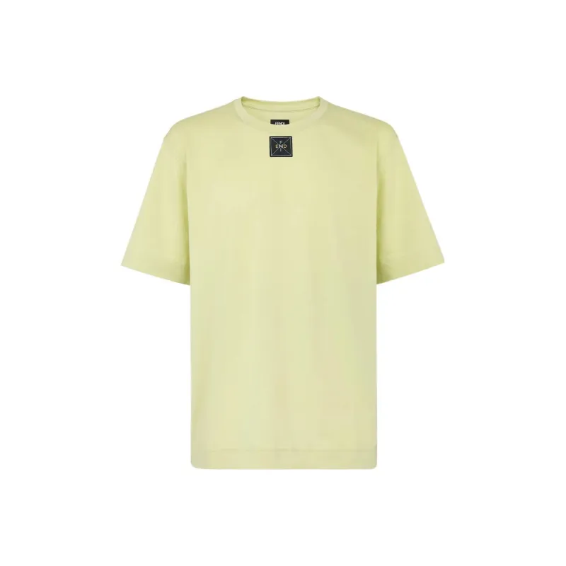 FENDI SS22 T-Shirt Men's Light Green-0