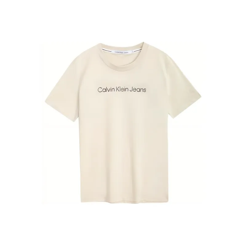 Calvin Klein T Shirts Unisex Ivory-0