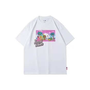 LiNing Sports Fashion Collection T Shirt Unisex Standard White