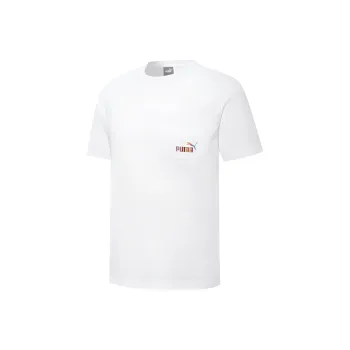 PUMA T Shirts Unisex White