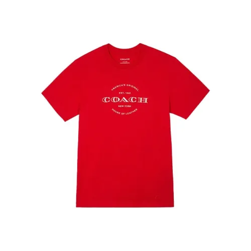 COACH T-Shirts Men Red