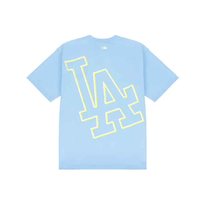 MLB Los Angeles Dodgers T Shirts Unisex Light Blue-0