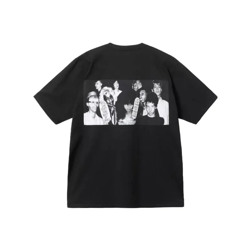 Stussy X Martine Rose Collage Pigment Dyed Tee-0