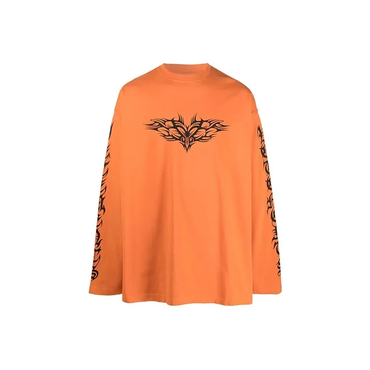 Vetements T-Shirts Men Orange-0