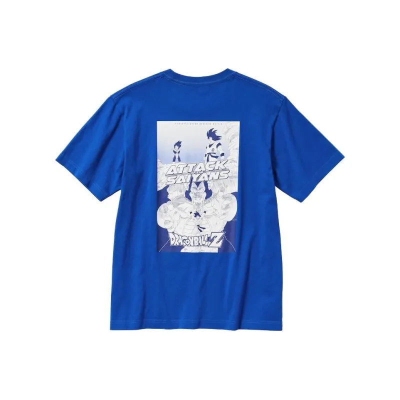 UNIQLO Dragon Ball Collaboration T-Shirts Unisex Blue-0