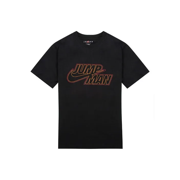 Jordan T Shirts Men Black-0