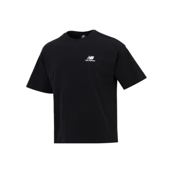 New Balance Drop Shoulder Sleeve T Shirt Men's Black