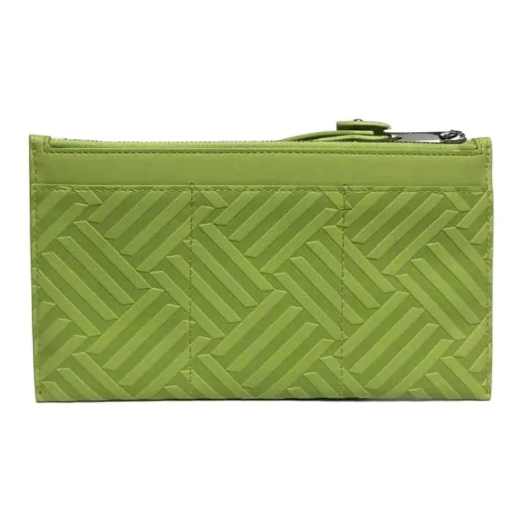 Bottega Veneta Rubber Clutch Small Size Women's Green-1