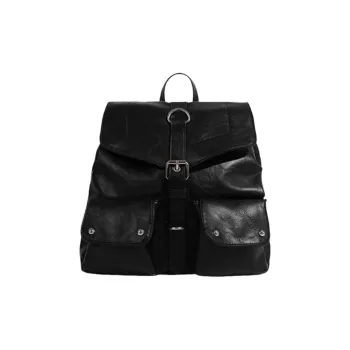 Rainbow Girl PU Backpack Women's Multicolor
