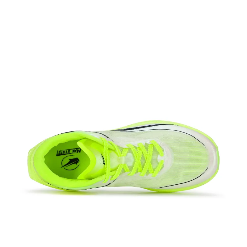 XINGHUOLI Anti-Slip And Wear-Resistant Coverage Low-Top Carbon Plate Casual Running Shoes Unisex Lime Green-4