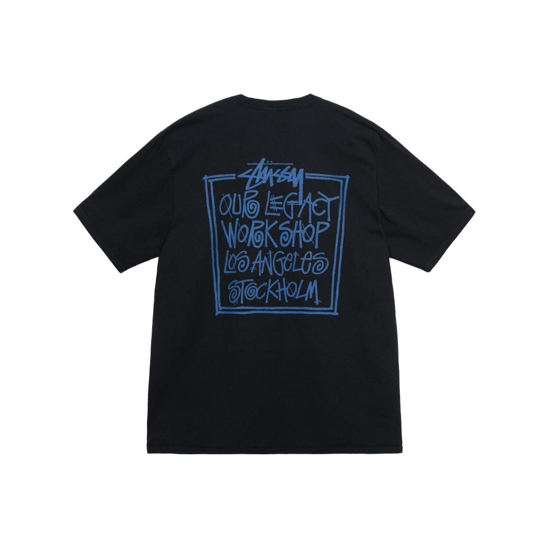 ★【STUSSY】★OUR LEGACY DOT PIGMENT DYED TE.E★Black★ Our Legacy - OL Dot Pig. Dyed Tee Black