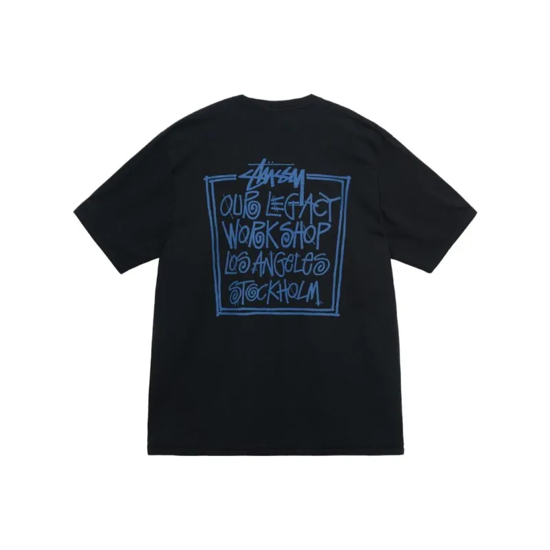 Stussy X Our Legacy Frame Pigment Dyed Tee-2