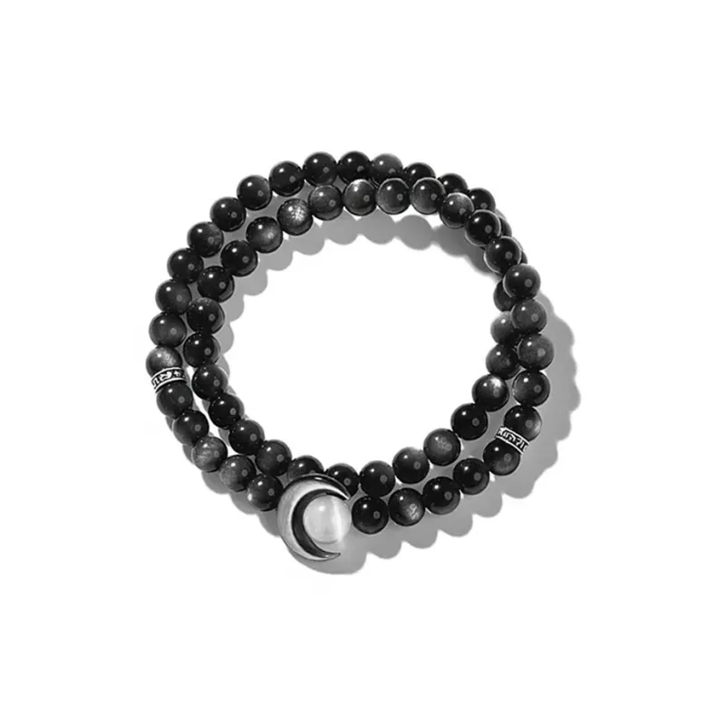 Ancient Jewelry Glass Cat Eye Bracelets Unisex-0