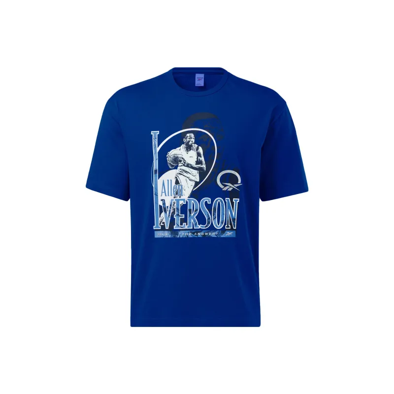 Reebok T Shirts Unisex Blue-0