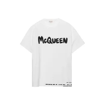 Alexander McQueen Regular T Shirt Men's White