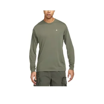 Nike T Shirts Men Olive Green