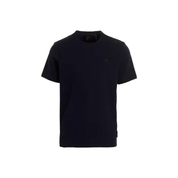 Moose Knuckles Logo Detailed Crewneck T Shirt