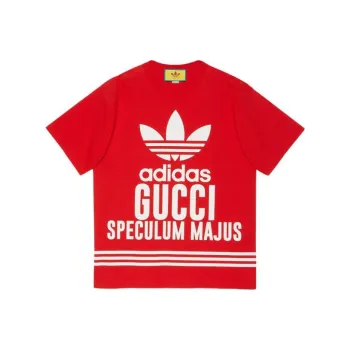GUCCI x Adidas SS23 T Shirt Men's Red