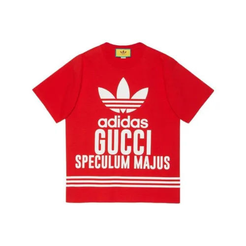GUCCI x Adidas SS23 T Shirt Men's Red