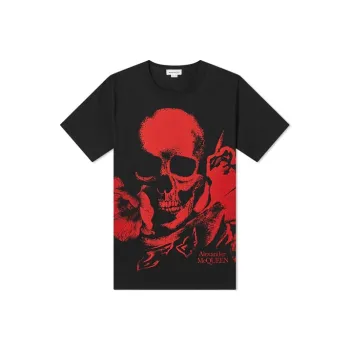 Alexander McQueen T Shirts Men Black