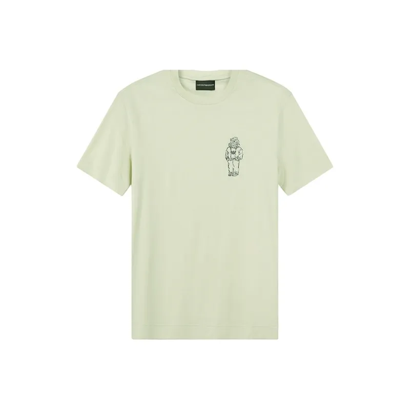 EMPORIO ARMANI SS23 T Shirt Men's Green-0