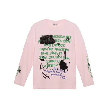 Lanvin T Shirts Unisex Pink
